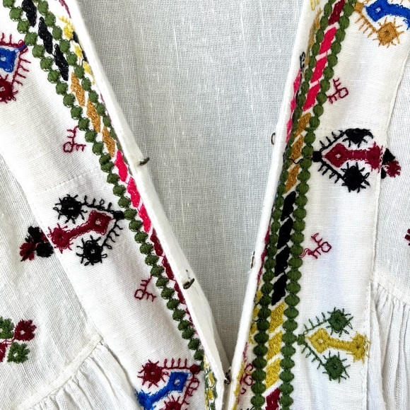 Free People Light It Up Embroidered Tunic Dress - Picture 12 of 14